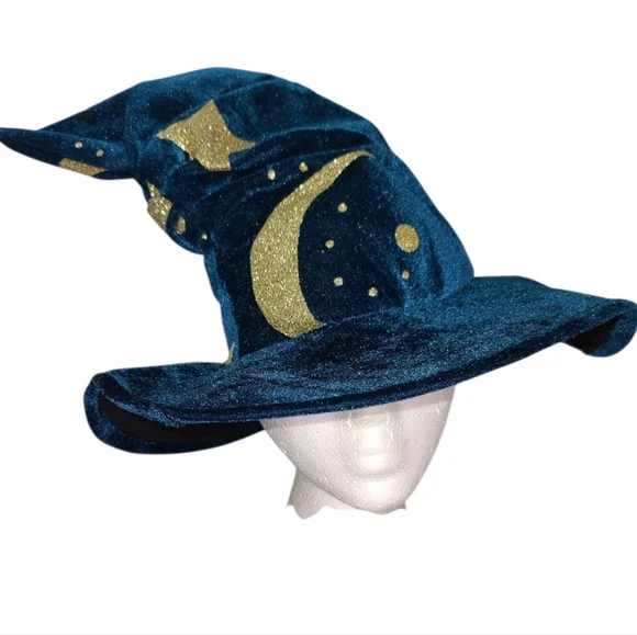 Kids Wizard Costume dress with cape and hat Sz 6/6x - Picture 3 of 5